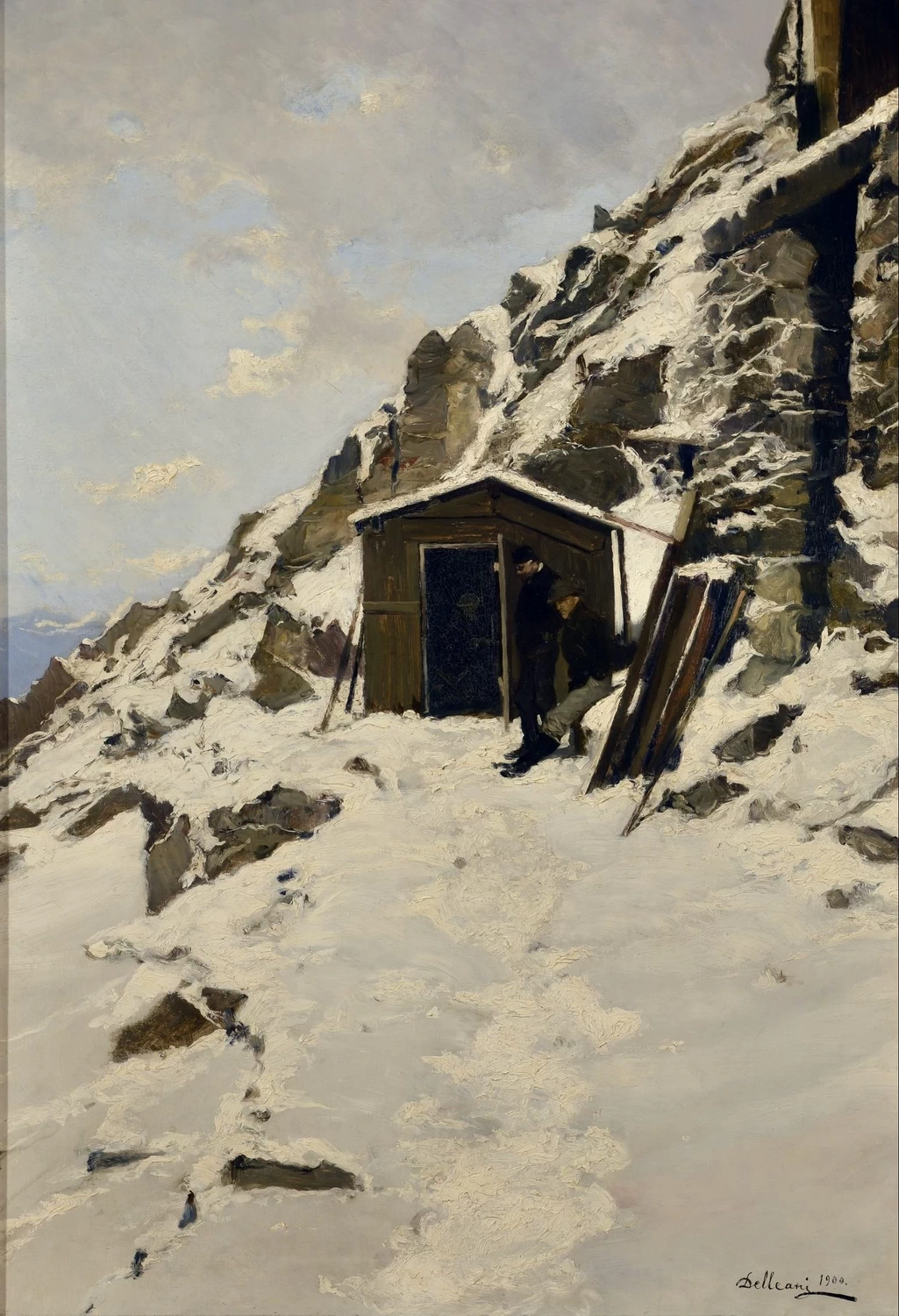 Baracca - legnaia sotto la Capanna Gnifetti, Museo del Territorio Biellese, Biella